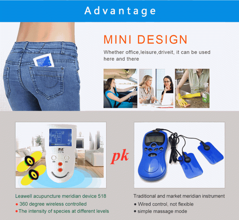 wholesale tens unit physiotherapy apparatus digital meridian therapy massager