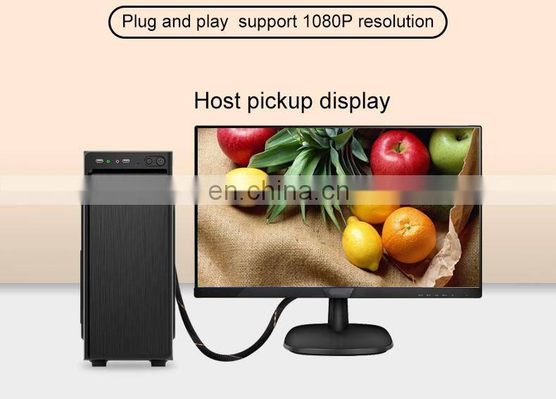 environmental PVC black or bule vga cable 50 meters