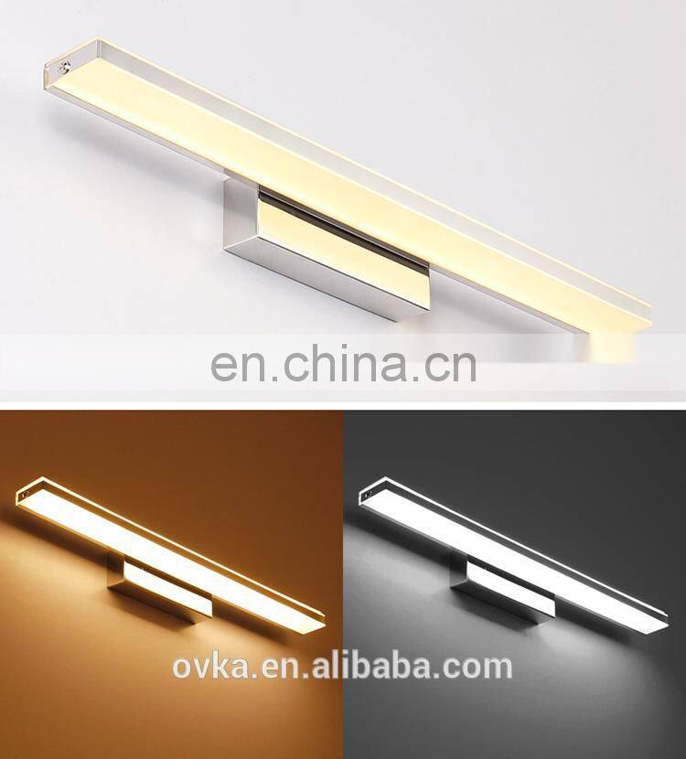 Simple modern LED mirror light for bathroom light
