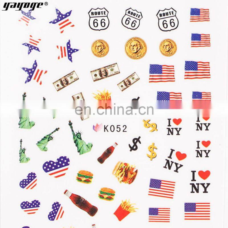 Factory Selling Nail Sticker Printing Art Design Machine Paper