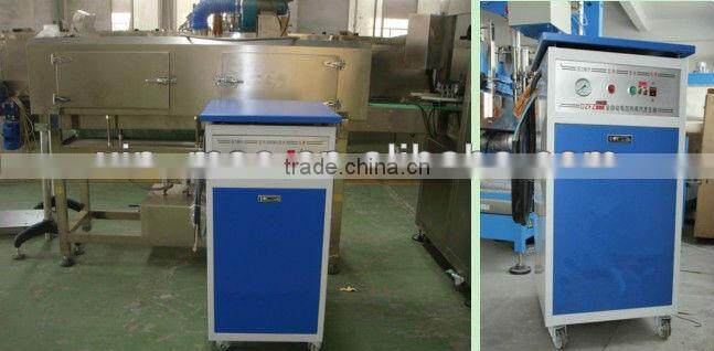 2016 hot sale automatic shrink sleeve labeling machine with steam shrink tunnel and generator