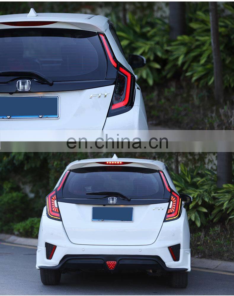 Smoke Color Dynamic Led Tail Lamp for Honda Fit Jazz 2014-2018 LED Back Lamp