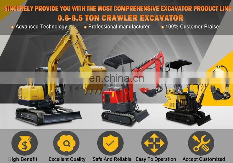 Mini widely used excavator and crusher hydraulic hammer cheap hydraulic mini excavator micro bucket excavator for sale