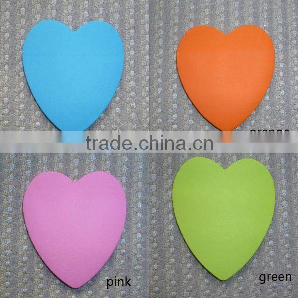 cute sticky note pad heart shaped notepads