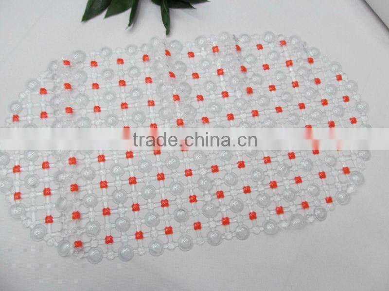 Simple and convenient travel bath set mat