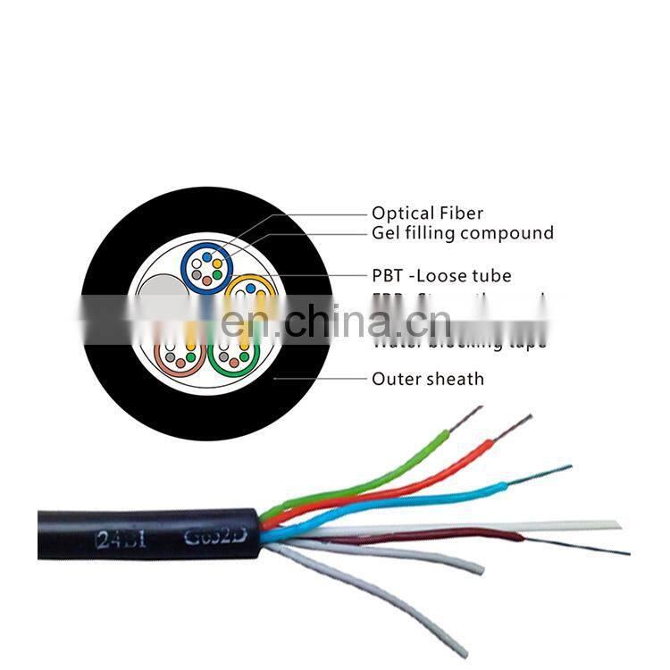 GL Facotry Price GYTA53 Armoured Double Jacket 8 12 24 48 144 Core Rodent Resistant Cable Optic Fiber