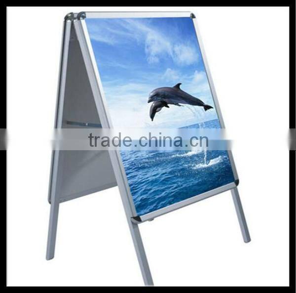 Rectangle shape double faced aluminum material poster board
