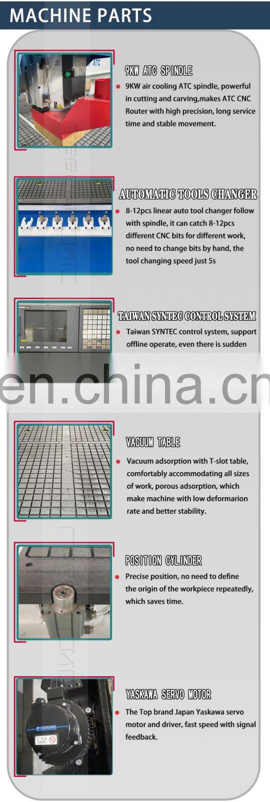 jinan good price cnc 2030 atc cnc german woodworking machinery arduino cnc