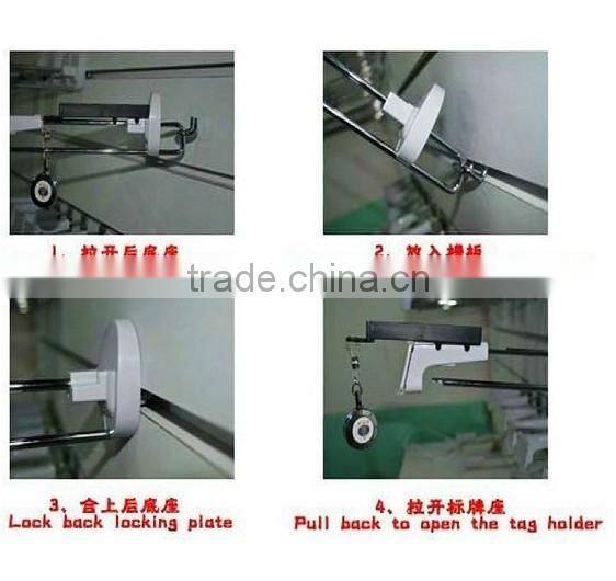 Slatwall or Pegboard Locking Security Display Hooks,Locking security hook,Locking security hook for slatwall