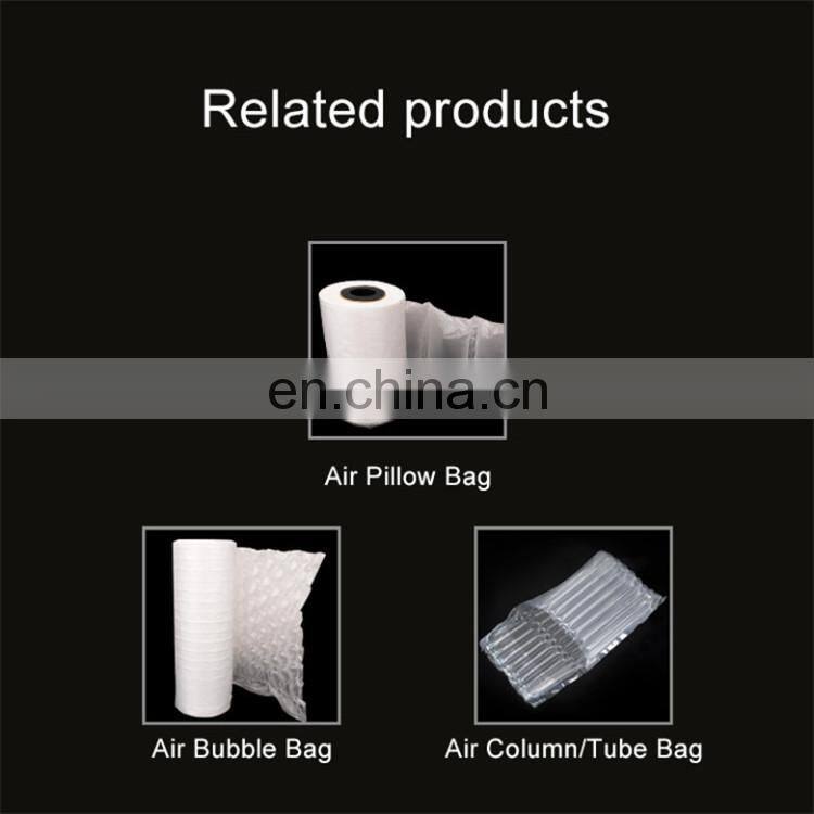 inflatable air bubble pouch cushion bag roll wrap pack foam air packaging materials inflat air bubble film