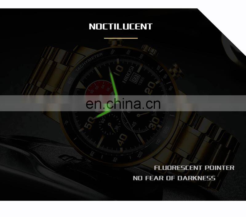 New Arrival NIBOSI Men Watch Top Brand Fashion Watches Relogio Masculino Military Quartz Wrist Watches Hot Clock