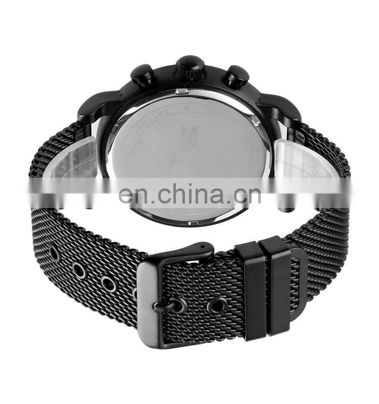 Brand your logo skmei 9203 stainless steel strap quartz men wristwatch waterproof 3ATM