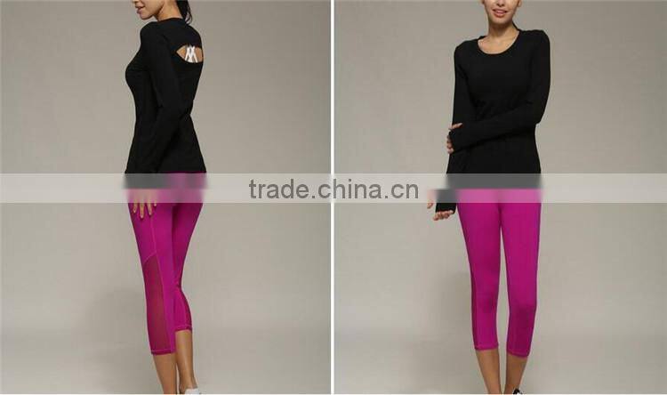 dry fit breathable fabric fabric terry training pants yoga pants