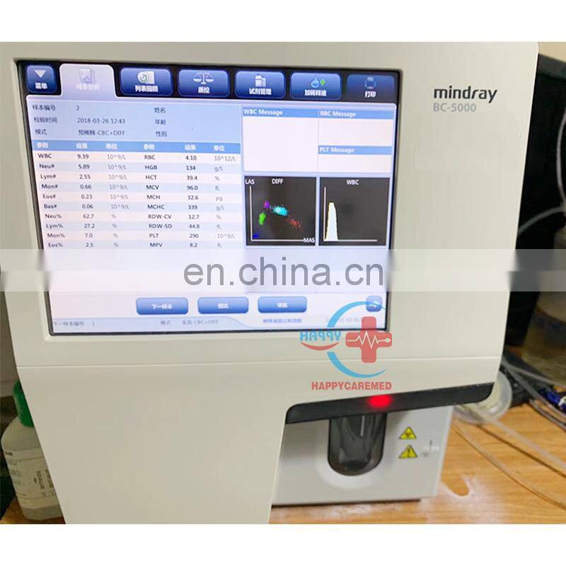 Hot sale Original Mindray BC-5000 5-Diff Auto Hematology analyzer / 5-part blood cell counter