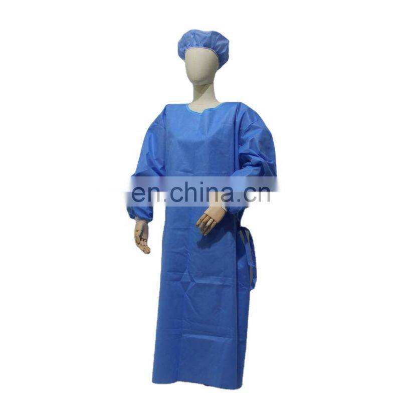 Best Quality With Competitive Non Woven Isolation Gown Disposable Isolation Gown