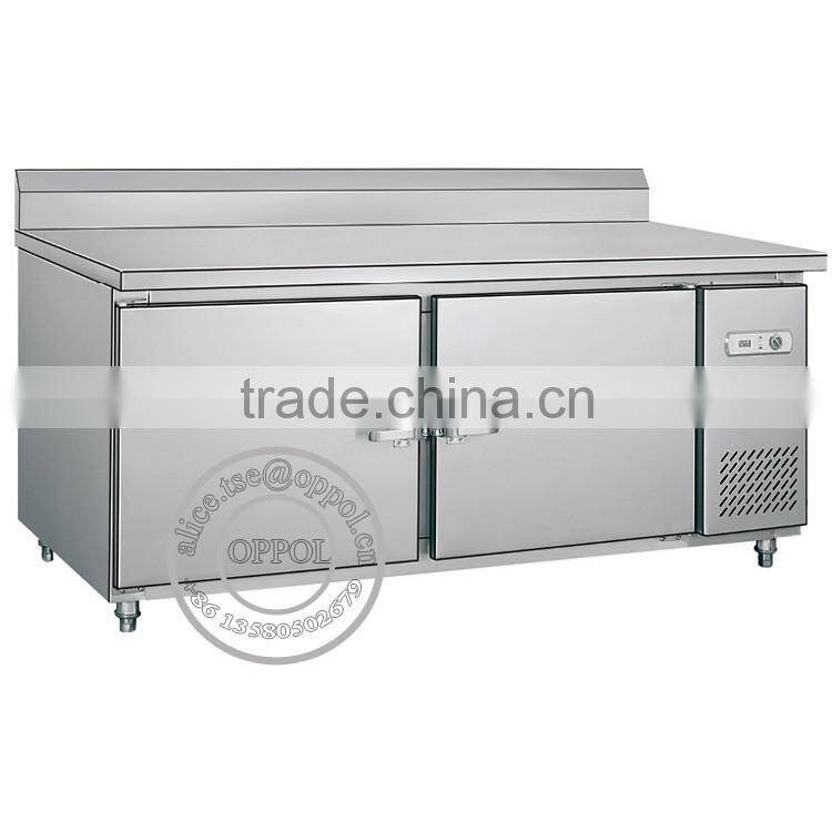 OP-A603 Horizontal Kitchen Stainless Steel Chest Refrigerator