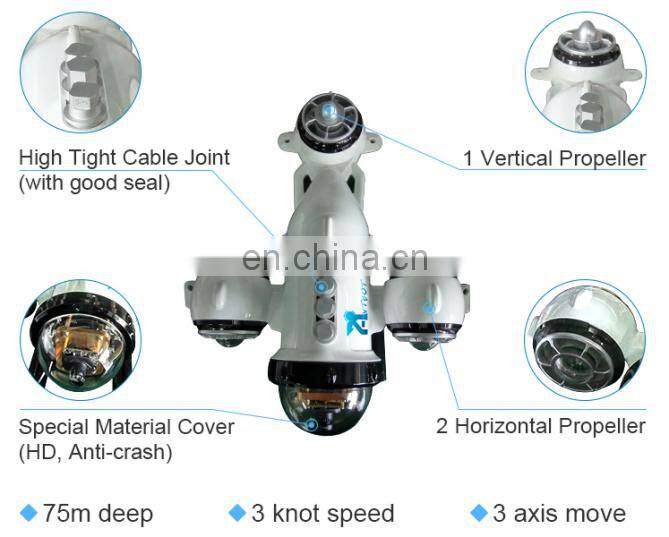 factory direct sale robotic camera underwater rov
