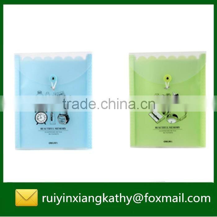 Vertical design school stationery cetification expanding wallet file folder