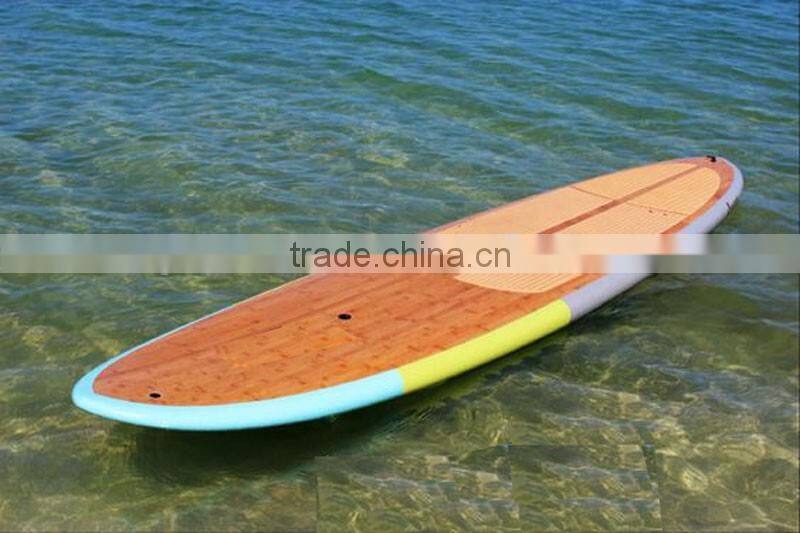 China factory bamboo SUP boards / Cheap price surfboard bamboo fiber board