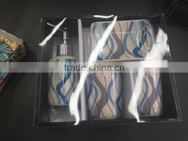 4PCS HOT-SALE CHEAP PRICE CERAMIC BATHROOM SET