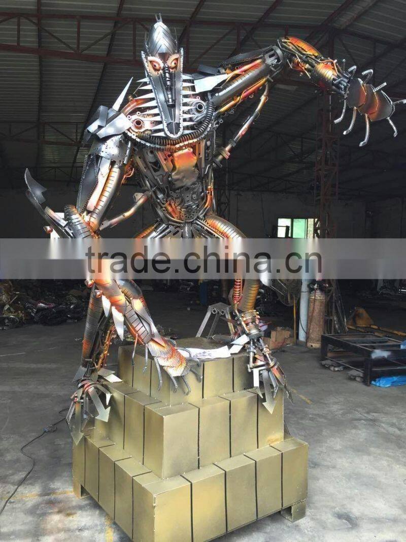 2.5 meters high Fallen large outdoor sculpture for public plaza exhibition celebration