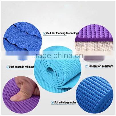 Exercise thin yoga mat for home gym