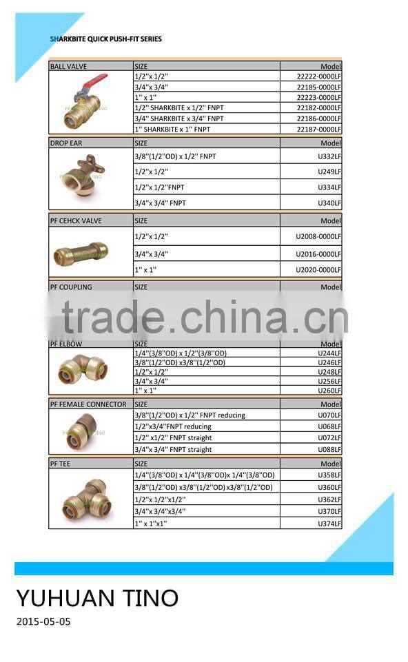 SHARKBITE CHECK VALVE FITTINGS