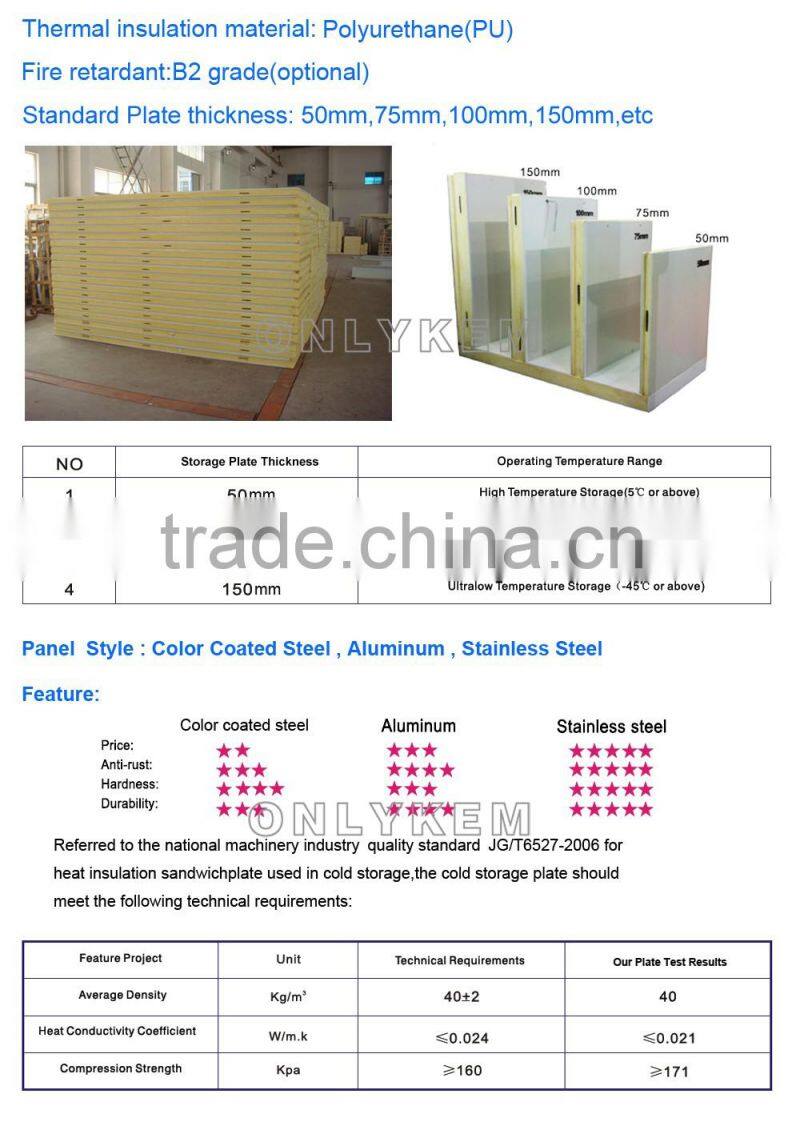 fruit and vegetable cold room , sandwich panel cold room , mini cold storage