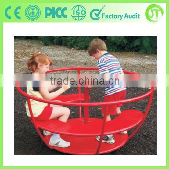 Unique design JT-12003B Outdoor fitness swiveling chair gym equipment flat turntable exercise machine