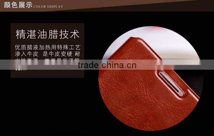 high quality For huawei honor 6 case flip leather