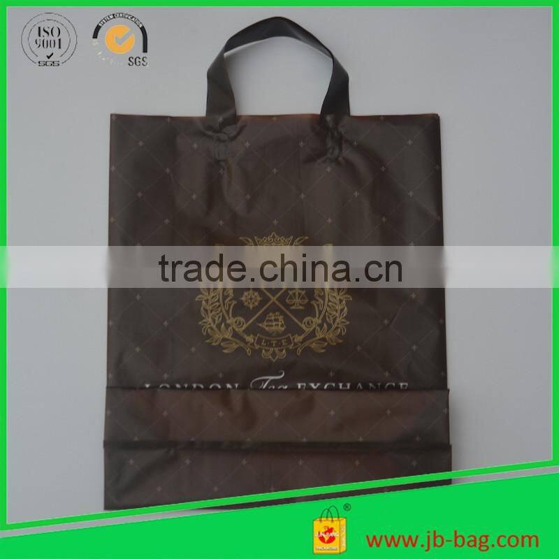 White Printed Plastic Bag Cheap 3 Mil Thickness Shopping Plastic Bag 12''x 16'' Custom Plastic Shopping Bag