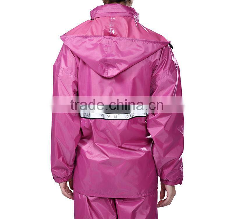 rain jacket taffeta 23s pvc rain coat&rain jacket