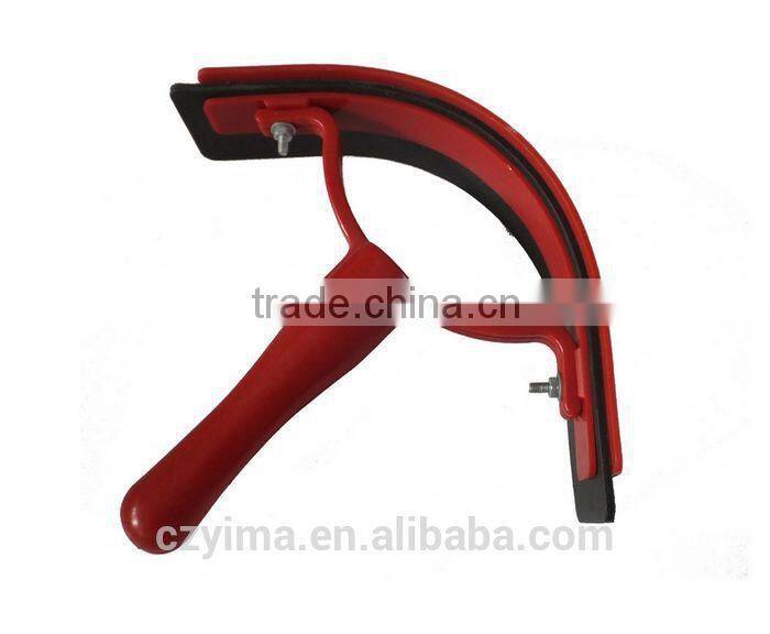 plastic horse sweat scraper with round handle