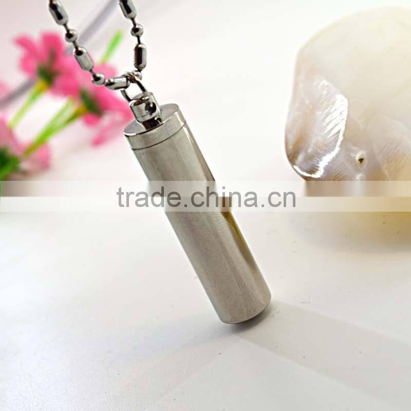 Mothers Day Wholesale Gifts 316L Stainless Steel Jewelry Perfume Bottle Pendant