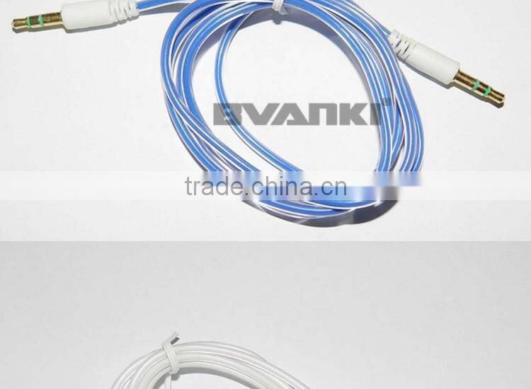 2016 best selling products high quality 3.5mm jack audio cable, audio male to male cable, car aux audio cable usb cable
