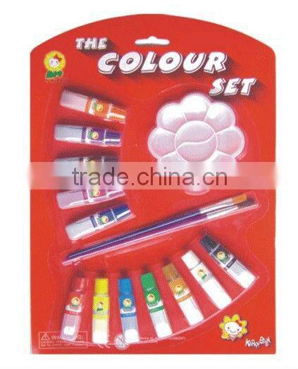 Waterproof 6 different color acrylicpainting set