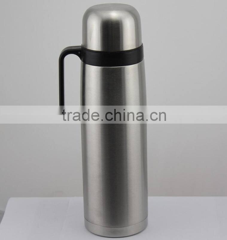 Classic Stainless Steel Vacuum Water Bottle Travel Thermos Flask with handle