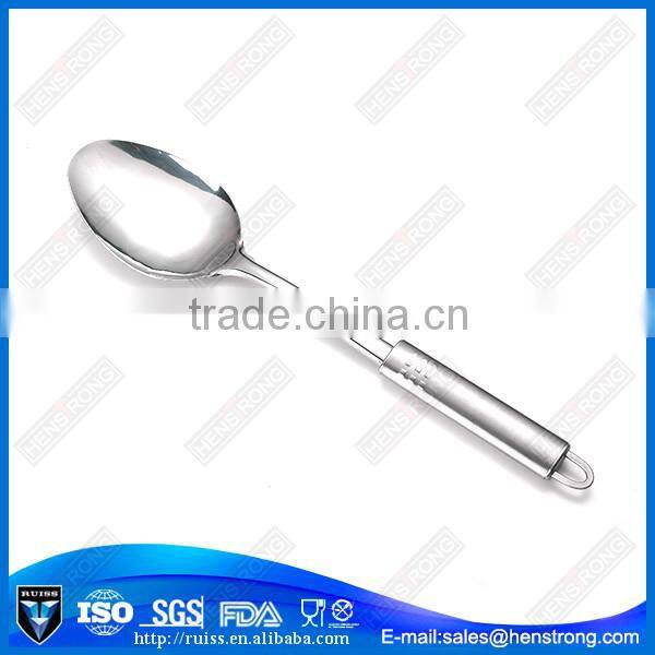 Heat resistant rubber handle rice spoon