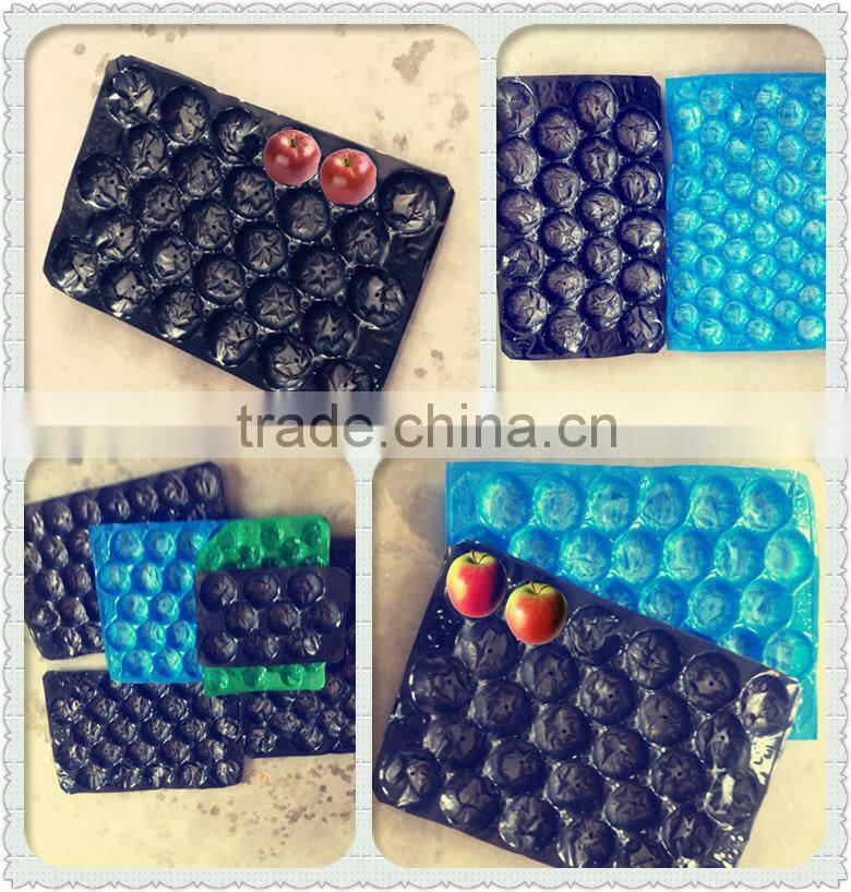 Plastic tray liners under piece fruit for apple tomato round fruit for williams pear kaiser pears avocado