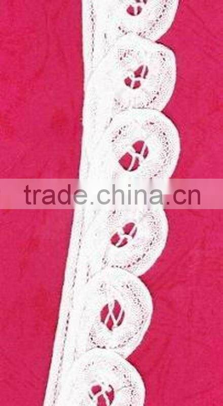 100% cotton hand made crochet lace