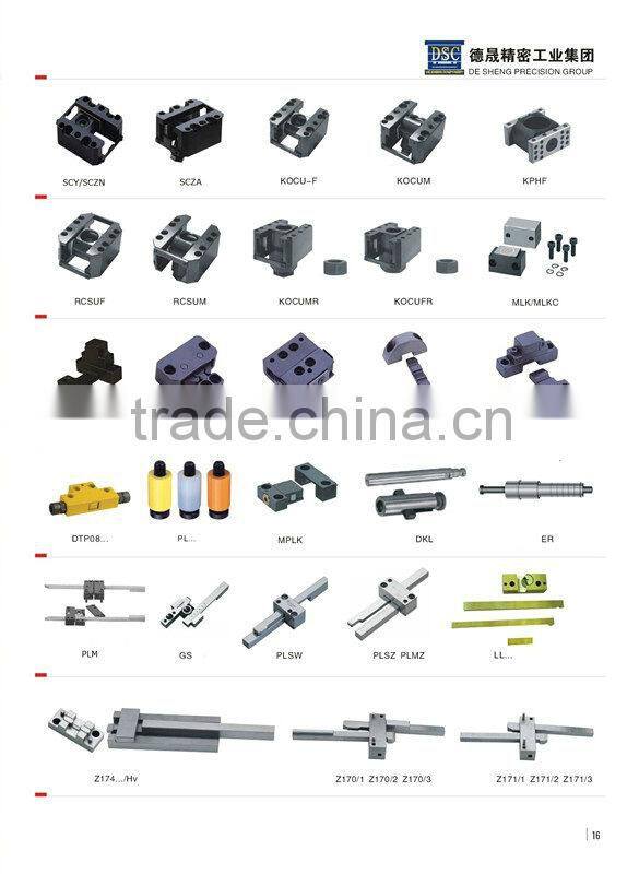 Parting lock for plastic mold