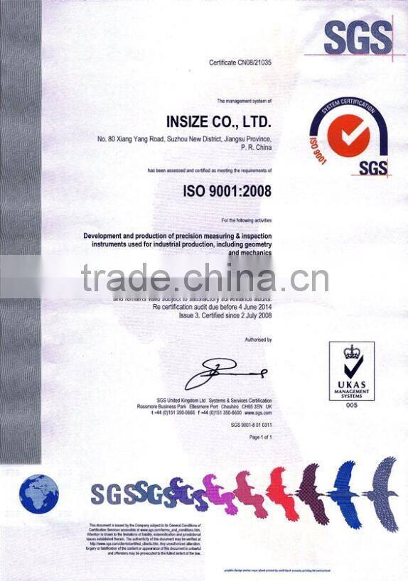 Precision Insize 3236-25B outside micrometer 0-25mm left and right hand