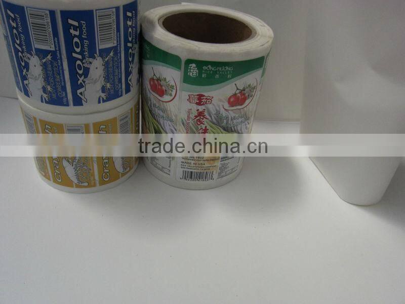nontoxic frozen food sticker for pack