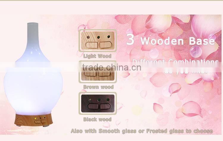 Ultrasonic cool mist aroma diffuser essential oil diffuser with 7 LED light changing Elizabeth