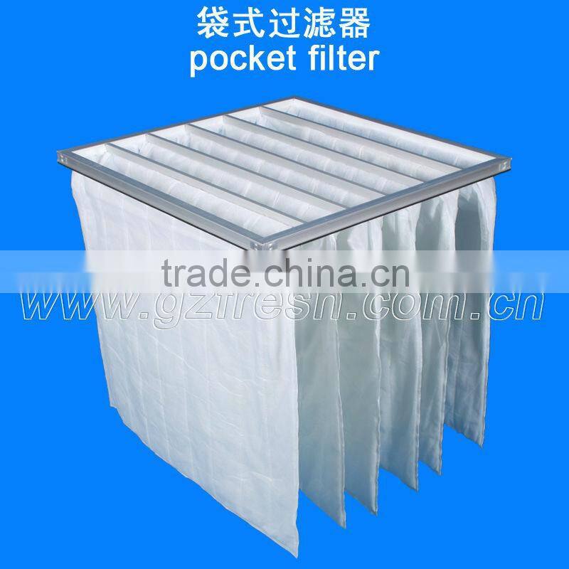 Sales promotion Air conditioner filter pocket air filter china bag filter with lowest price