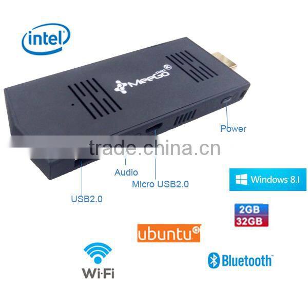 The smallest EMMC Compute Ultra Mini PC Intel z3735f HDMI Quad Core Windows 8.1 & Unbuntu with 802.1 Wifi