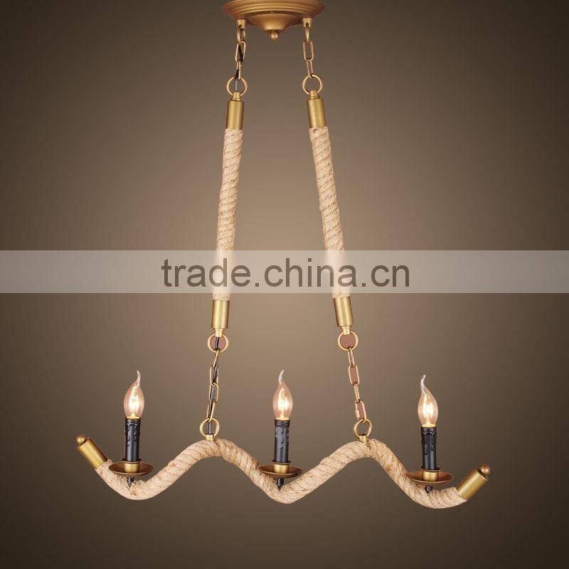 America vintage with rope industry pendant lamp
