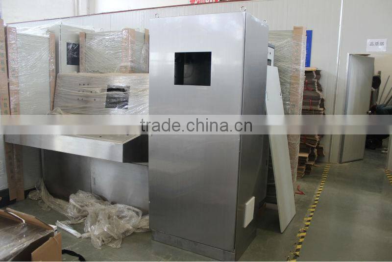 distribution box type stainless steel cabinet with 9 frame fold IP 65 OEM CE certificate