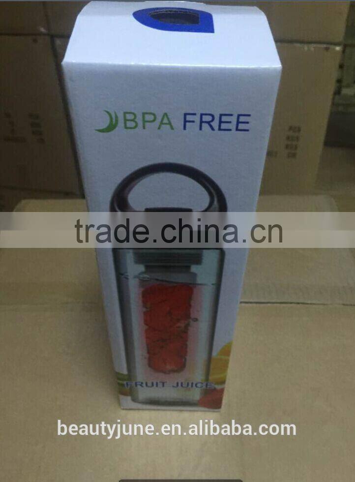 2015 new custom logo bpa free tritan fruit infuser water bottle, infuser water bottle 700ml