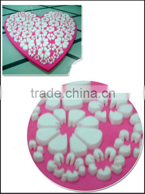 2016 popular high quality rubber 3d coaster wholesale